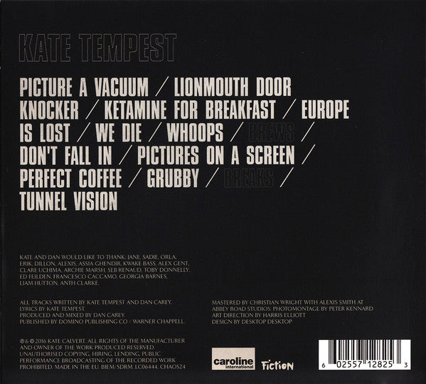 Kate Tempest : Let Them Eat Chaos (CD, Album)