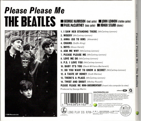 The Beatles : Please Please Me (CD, Album, Enh, RM, RP)