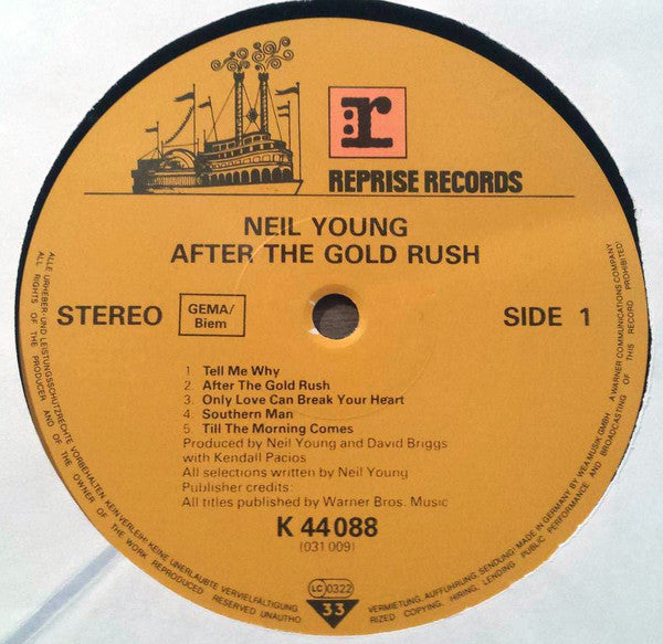 Neil Young : After The Gold Rush (LP, Album, RE, Gat)