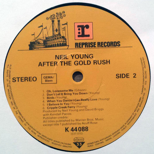 Neil Young : After The Gold Rush (LP, Album, RE, Gat)