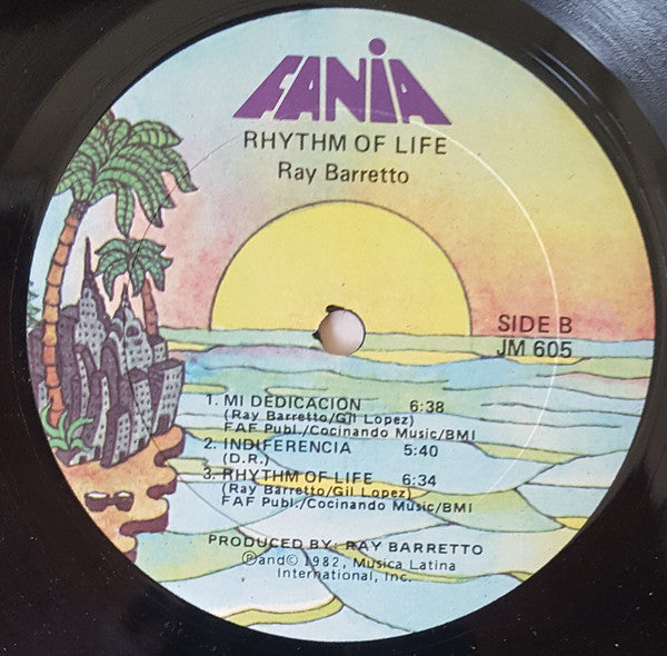 Ray Barretto Vocal: Ray De La Paz : Rhythm Of Life (LP, Album)
