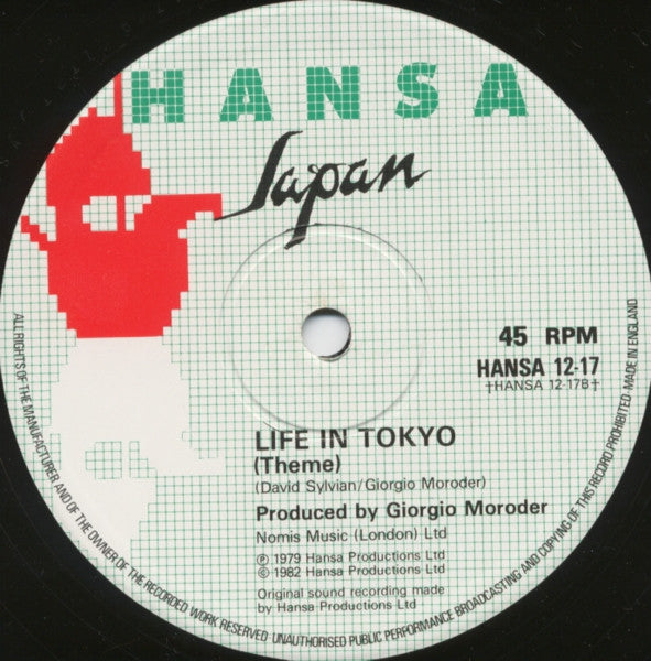 Japan : Life In Tokyo (12", Single, RE)