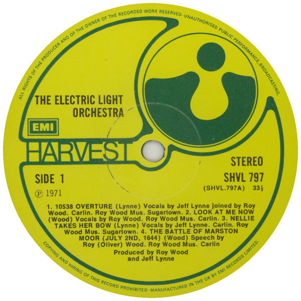 Electric Light Orchestra : The Electric Light Orchestra (LP, Album, RE, Gat)