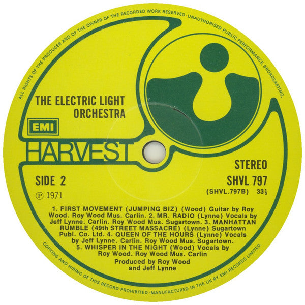 Electric Light Orchestra : The Electric Light Orchestra (LP, Album, RE, Gat)