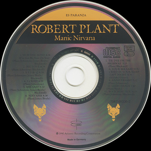 Robert Plant : Manic Nirvana (CD, Album)