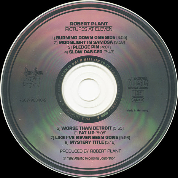 Robert Plant : Pictures At Eleven (CD, Album, RE)