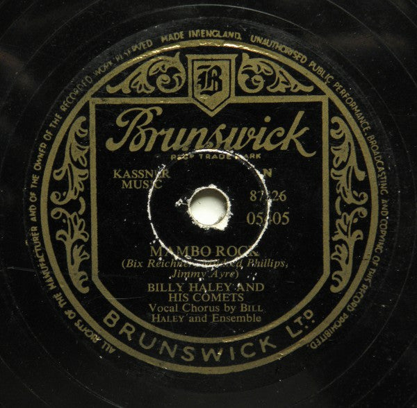 Billy Haley And His Comets* : Birth Of The Boogie / Mambo Rock (Shellac, 10")