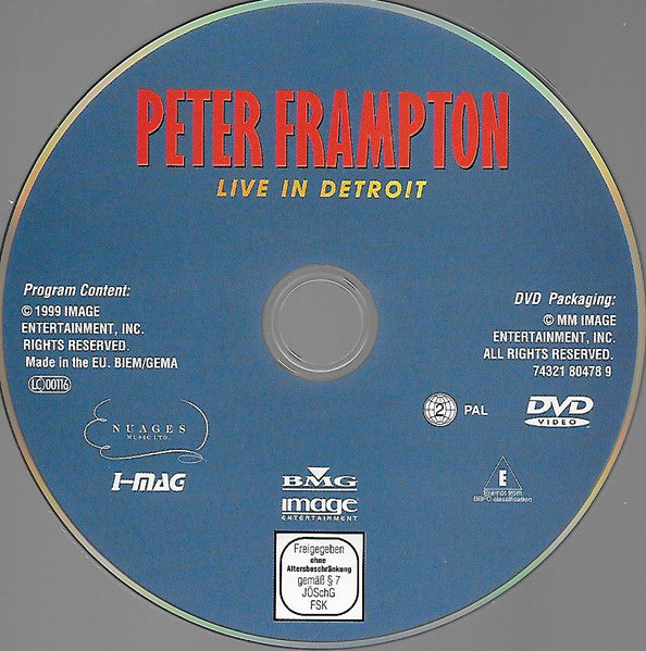 Peter Frampton : Live in Detroit (DVD-V, Multichannel, PAL)