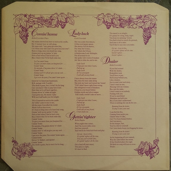 Deep Purple : Come Taste The Band (LP, Album, Gat)