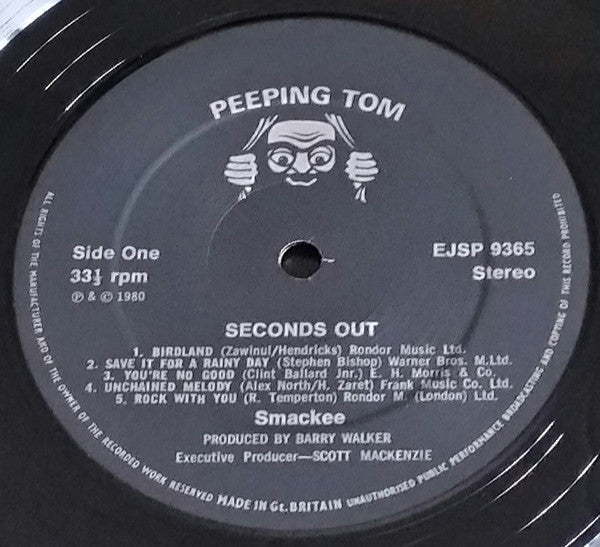 Smackee : Seconds Out (LP, Album)