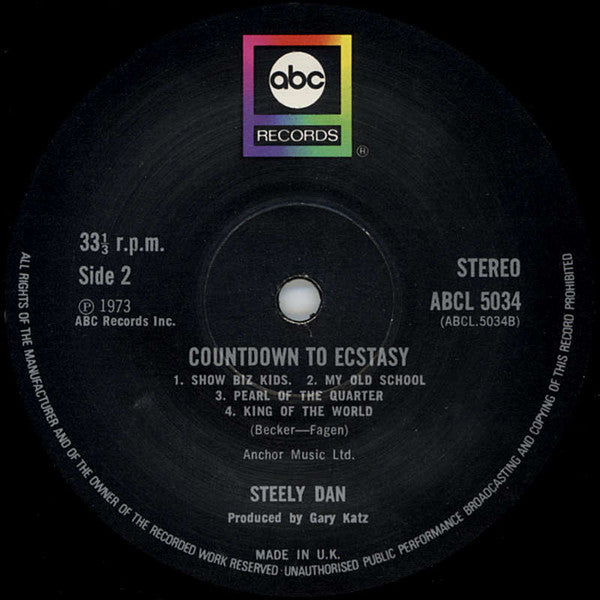 Steely Dan : Countdown To Ecstasy (LP, Album, RE)