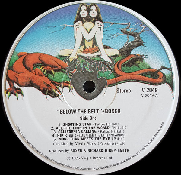 Boxer (2) : Below The Belt (LP, Album, Cen)