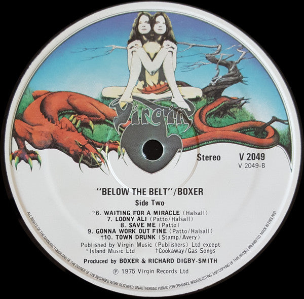Boxer (2) : Below The Belt (LP, Album, Cen)