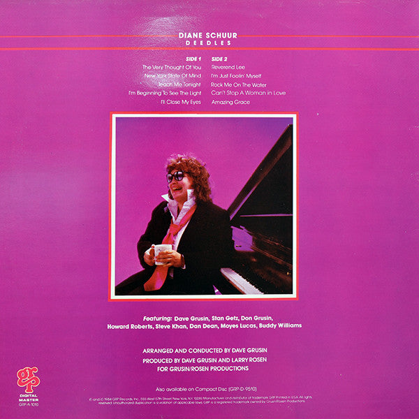 Diane Schuur : Deedles (LP, Album)