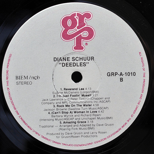Diane Schuur : Deedles (LP, Album)