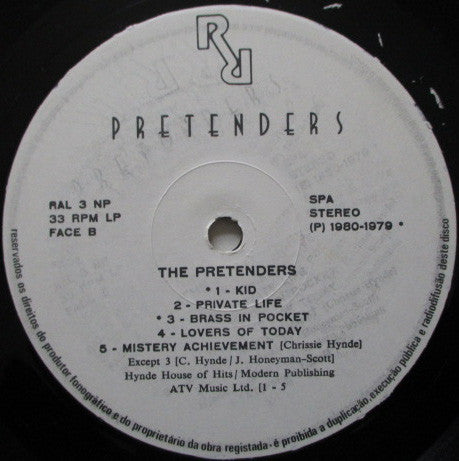 Pretenders* : Pretenders (LP, Album)