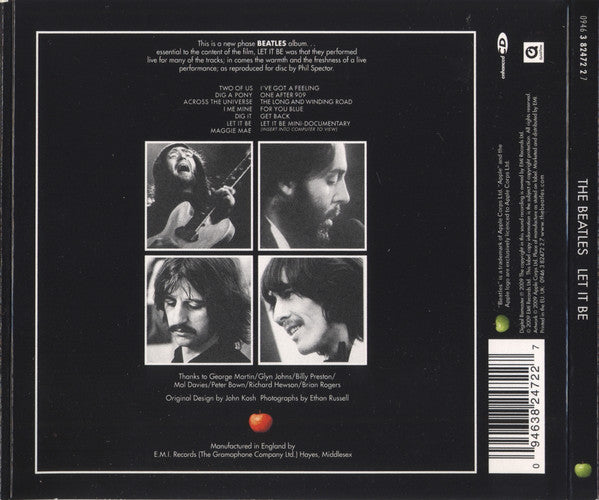 The Beatles : Let It Be (CD, Album, Enh, RE, RM, RP)
