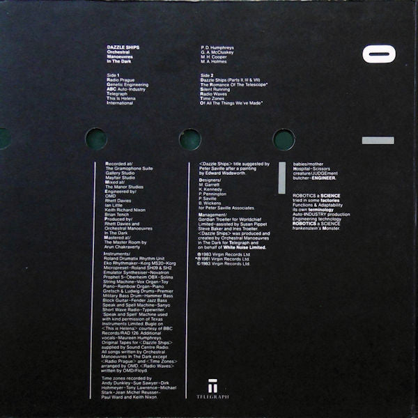 OMD* : Dazzle Ships (LP, Album, Gat)