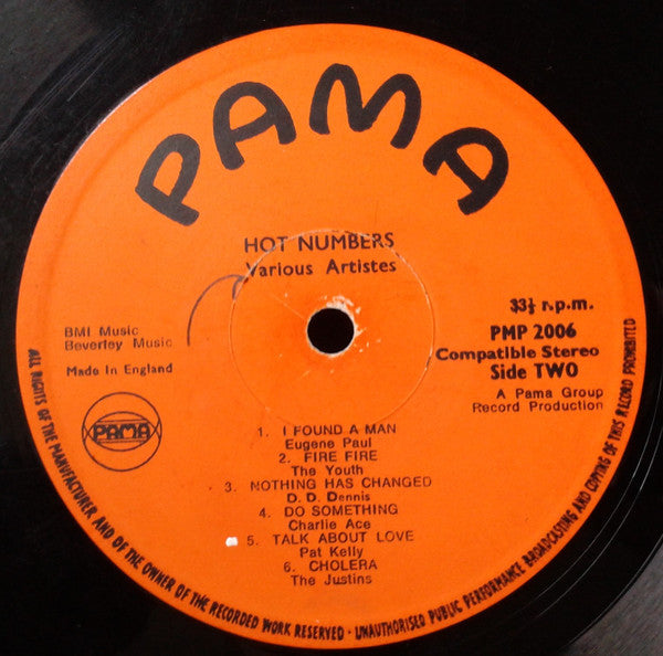 Various : Hot Numbers Volume One (LP, Comp)