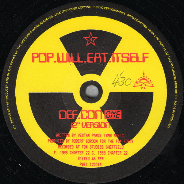 Pop.Will.Eat.Itself* : Def.Con One (12", Maxi, Single)