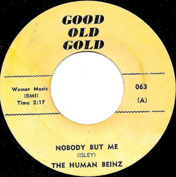 The Human Beinz  /  The Blendtones : Nobody But Me / Lovers (7")