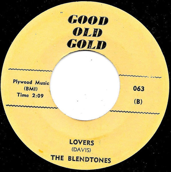 The Human Beinz  /  The Blendtones : Nobody But Me / Lovers (7")