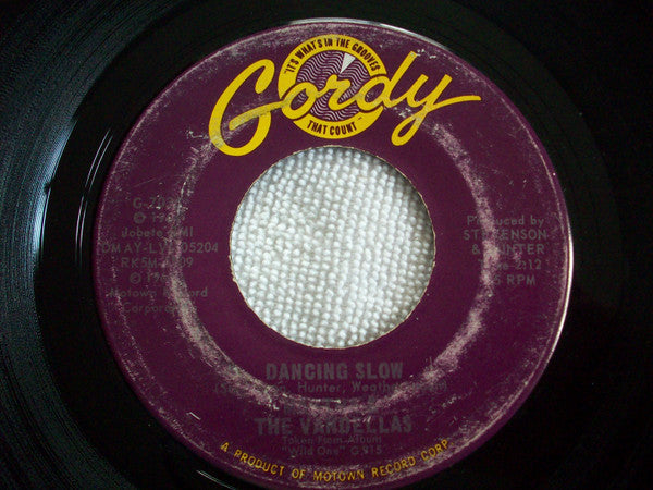 Martha & The Vandellas* : Wild One / Dancing Slow (7", Single)