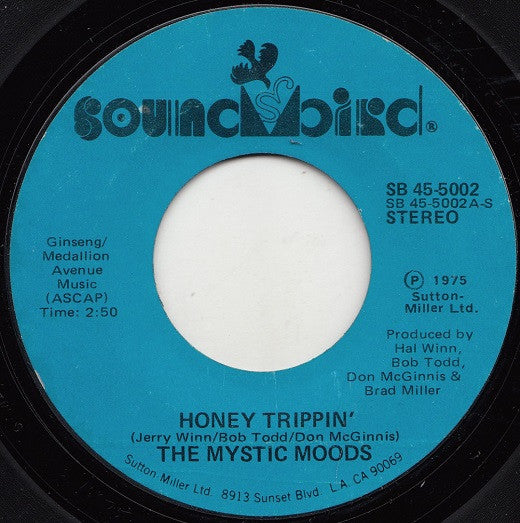 The Mystic Moods* : Honey Trippin' / Midnight Snack (7", Single, Styrene)