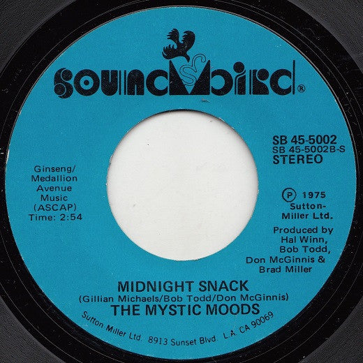 The Mystic Moods* : Honey Trippin' / Midnight Snack (7", Single, Styrene)
