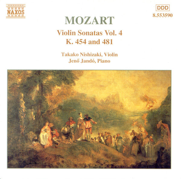 Mozart*, Takako Nishizaki, Jenö Jandó : Violin Sonatas Vol. 4 (CD, Album)