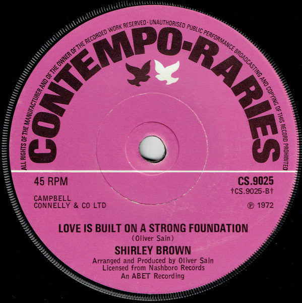 Shirley Brown : I Ain't Gonna Tell Nobody (7", Single, RE, Sol)