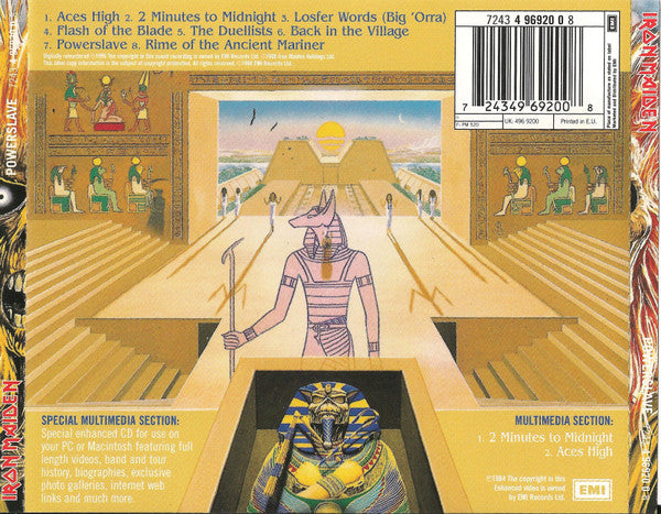 Iron Maiden : Powerslave (CD, Album, Enh, RE, RM, RP)