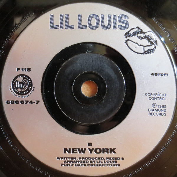 Lil Louis* : French Kiss (7", Single)