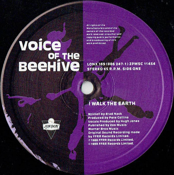 Voice Of The Beehive : I Walk The Earth (12", Single)