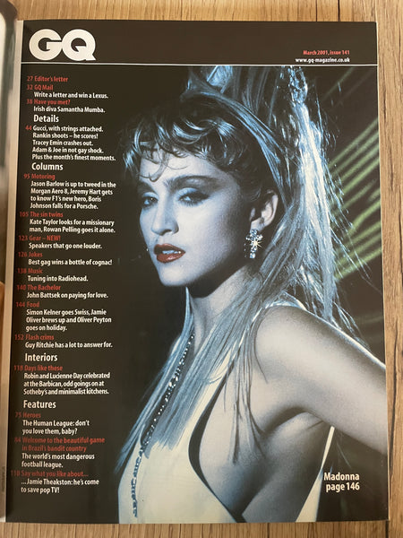 GQ Magazine March 2001 - Madonna