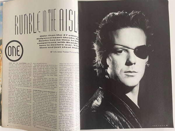The Face Magazine No. 61 May 1985 - Mickey Rourke