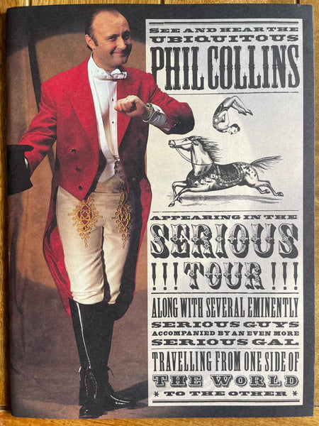 Phil Collins - Serious Tour Programme 1990