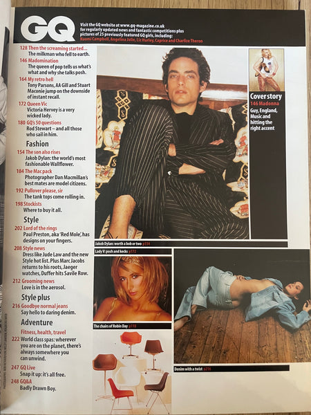 GQ Magazine March 2001 - Madonna
