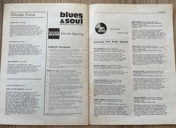 Blues & Soul Monthly Music Review August 1968