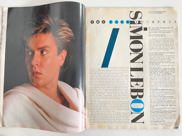 The Face Magazine No. 46 February 1984 - Simon Le Bon