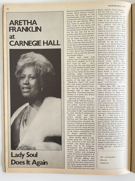 Blues & Soul Magazine - No. 178 January 27 - February 9, 1976