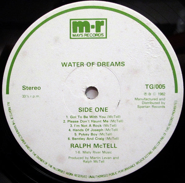 Ralph McTell : Water Of Dreams (LP, Album)
