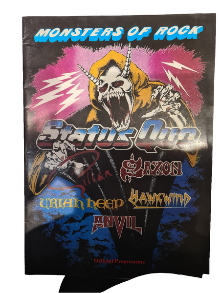 monsters of rock album Monsters of Rock Official Programme 1982 – River Soar Records