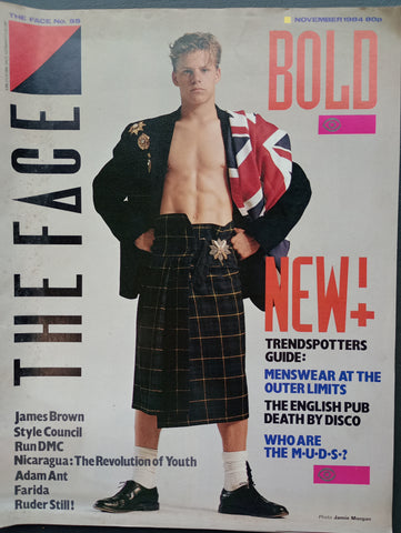 The Face magazine #55 November 1984 James Brown, Style Council, Run DMC, Adam Ant, Nicaragua: the revolution of youth