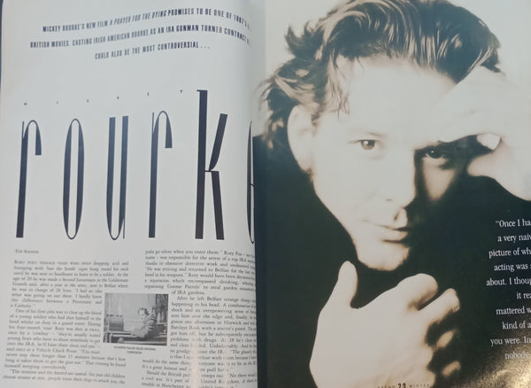 Arena Issue 1 Winter '86/'87 Mickey Rourke, Walter Matthau, Joe Orton, Mike Tyson