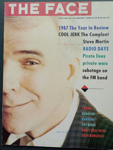The Face magazine #93 January 1988 - 1987 The year in review, Steve Martin,Julie Birchill