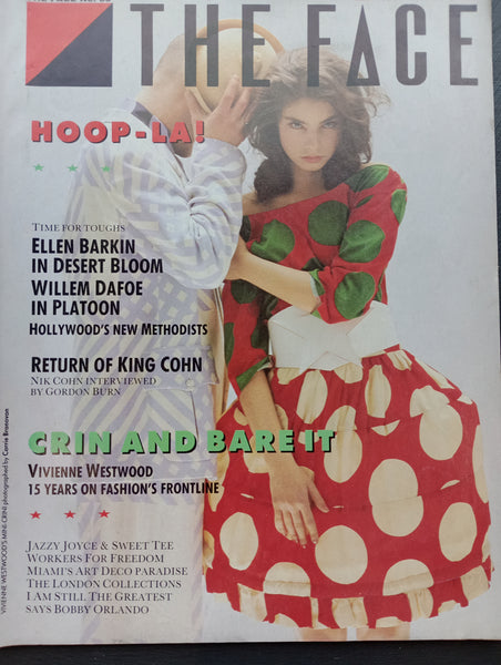 The Face magazine #85 May 1987 Ellen Barkin, William Dafoe, Vivienne Westwood