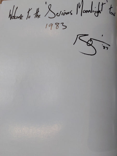 David Bowie Concert Program 1983 Serious Moonlight Tour Book. English Francais Deutsch