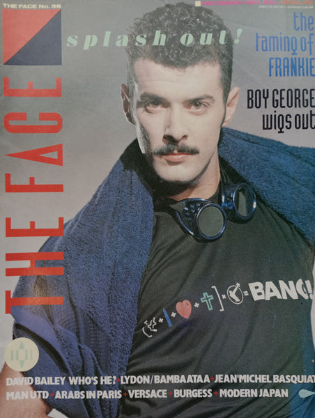 The Face magazine #56 December 1984 Frankie goes to Hollywood, Boy George, Jean'Michel Basquiat, Punk Vs Funk!