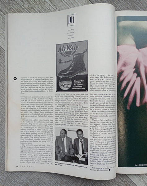 The Face magazine No. 72 April 1986 Absolute Beginners, Dr Martens, Nick Camen, Jean-Paul Gaultier, Gary Oldman